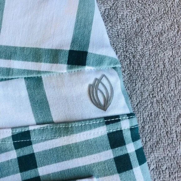 GG Blue Golf Green and White Plaid New Fab Fit Short III - Picture 11 of 15